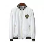 blousons veste versace collection single color medusa blanc